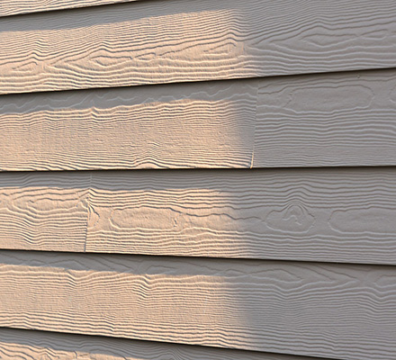 Fiber cement boards with natural textures / designs